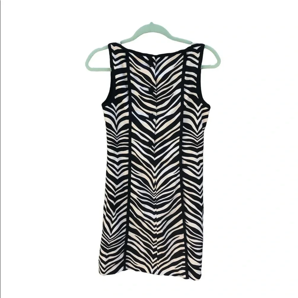 J.CREW ZEBRA LINEN DRESS
